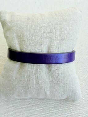 *Single Leather Band Bracelet* KEEP COLLECTIVE Retired Purple Display Condition